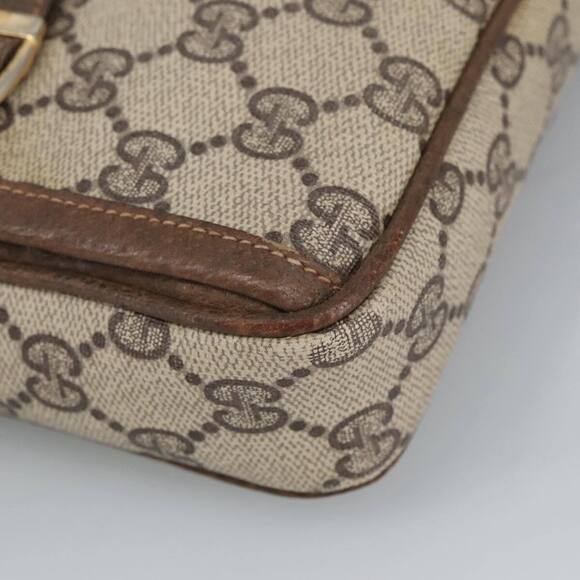 Gucci Gg Supreme Shoulder Bag Pvc Beige #156740G21B - Picture 15 of 15